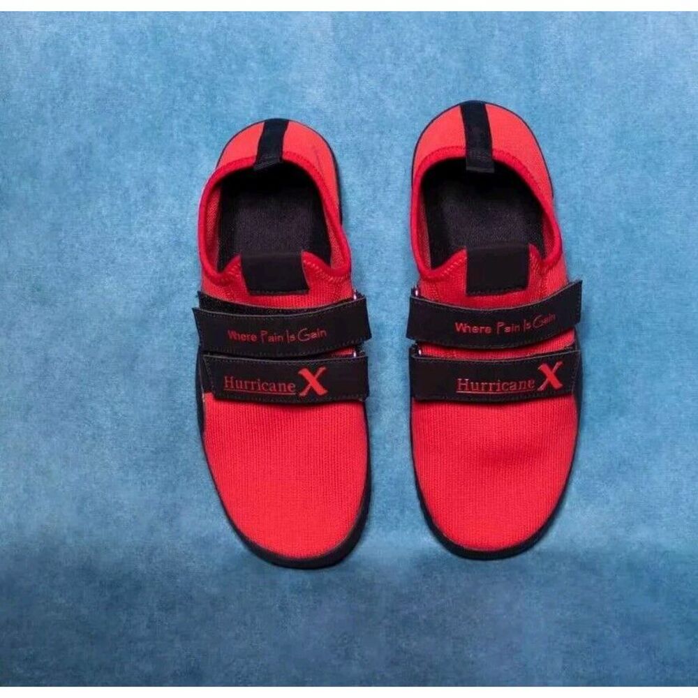 Size‎ 9 Hurricane X Men's Gym/Boxer Weighlifting Performance Comfort  Red Shoes - Picture 9 of 16